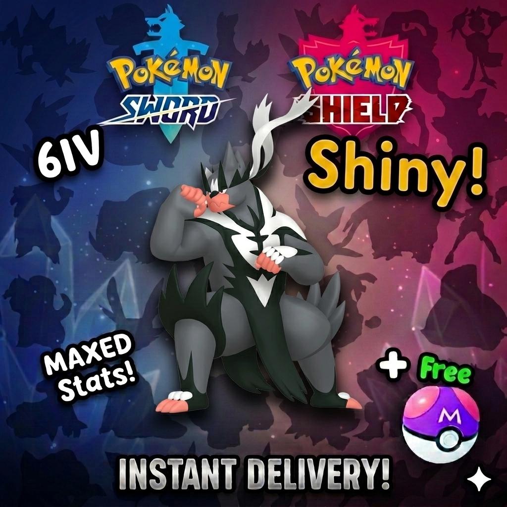 Shiny Urshifu Pokemon Sword Shield 6IV Competitive Battle Ready - Pokémon Sword & Shield digital Pokémon trade by