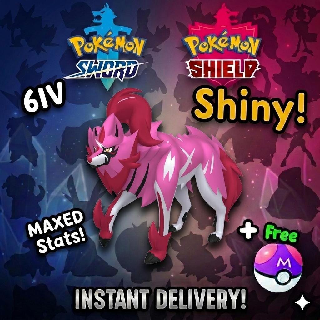 Shiny Zamazenta Pokemon Sword Shield 6IV Competitive Battle Ready - Pokémon Sword & Shield digital Pokémon trade by