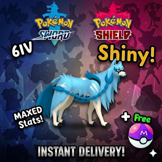 Shiny Zacian Pokemon Sword Shield 6IV Competitive Battle Ready - Pokémon Sword & Shield digital Pokémon trade by