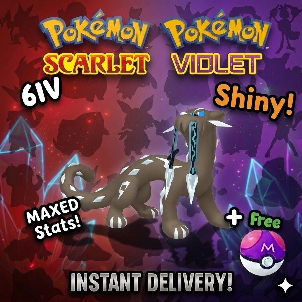 Shiny 6IV CHIEN PAO Paldea Event Switch 2 Scarlet Violet Pokémon Battle Ready Competitive Free