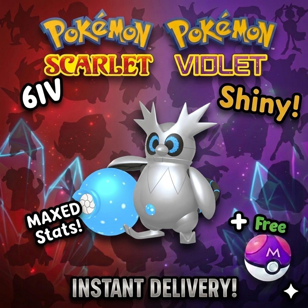 SHINY 6iv IRON BUNDLE Pokémon Scarlet and Violet 6IV Competitive Battle Ready