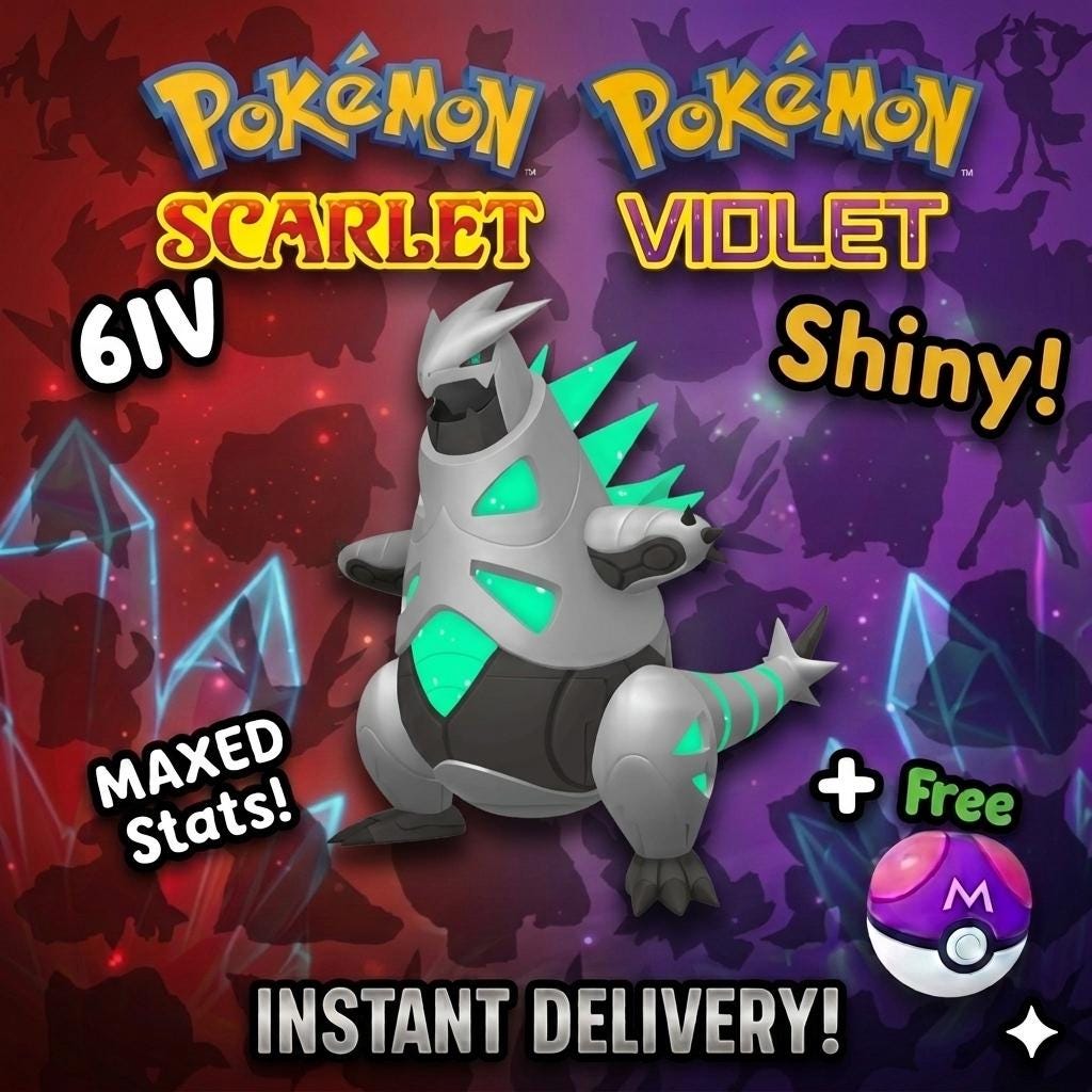 SHINY 6iv IRON THORNS Pokémon Scarlet and Violet 6IV Competitive Battle Ready