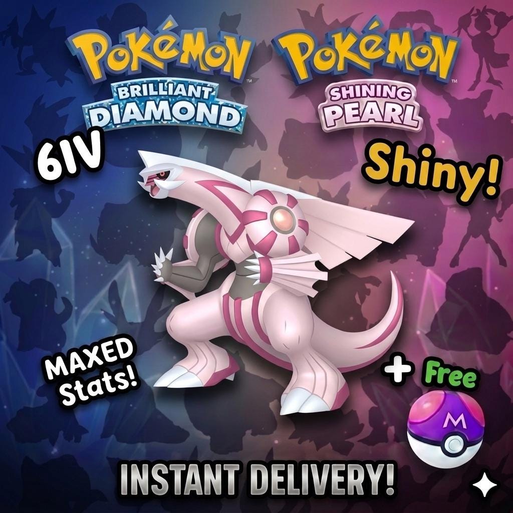 Shiny Palkia Pokemon Brilliant Diamond Shining Pearl 6IV Competitive Battle Ready - Pokémon Brilliant Diamond & Shining Pearl