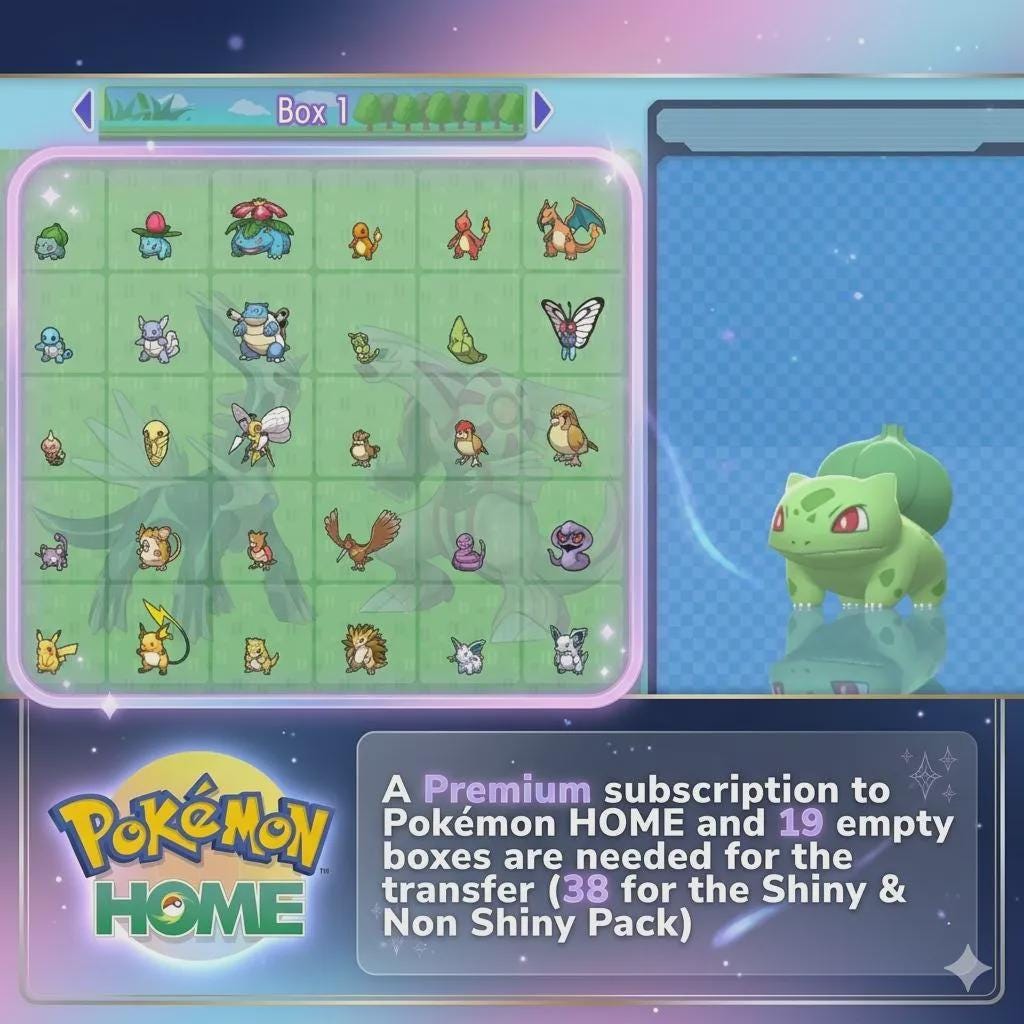 Complete Brilliant Diamond Shining Pearl Pokedex 550 Pokémon HOME Living Dex - Pokémon Brilliant Diamond & Shining Pearl