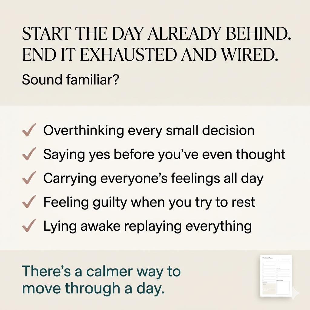 High Functioning Anxiety Daily Planner PDF Overthinking & People Pleasing Planner Boundary Setting Workbook Printable Self Care Planner - PokeTradingShop