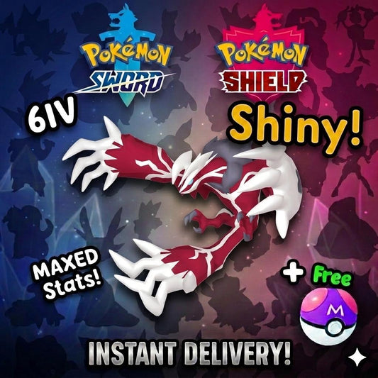Shiny YVELTAL Pokemon Sword Shield 6IV Competitive Battle Ready