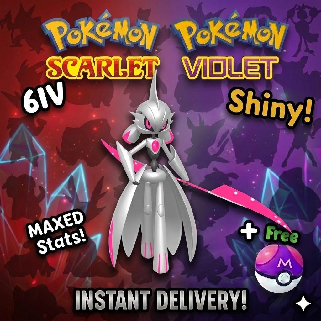 SHINY 6iv IRON VALIANT Pokémon Scarlet and Violet 6IV Competitive Battle Ready