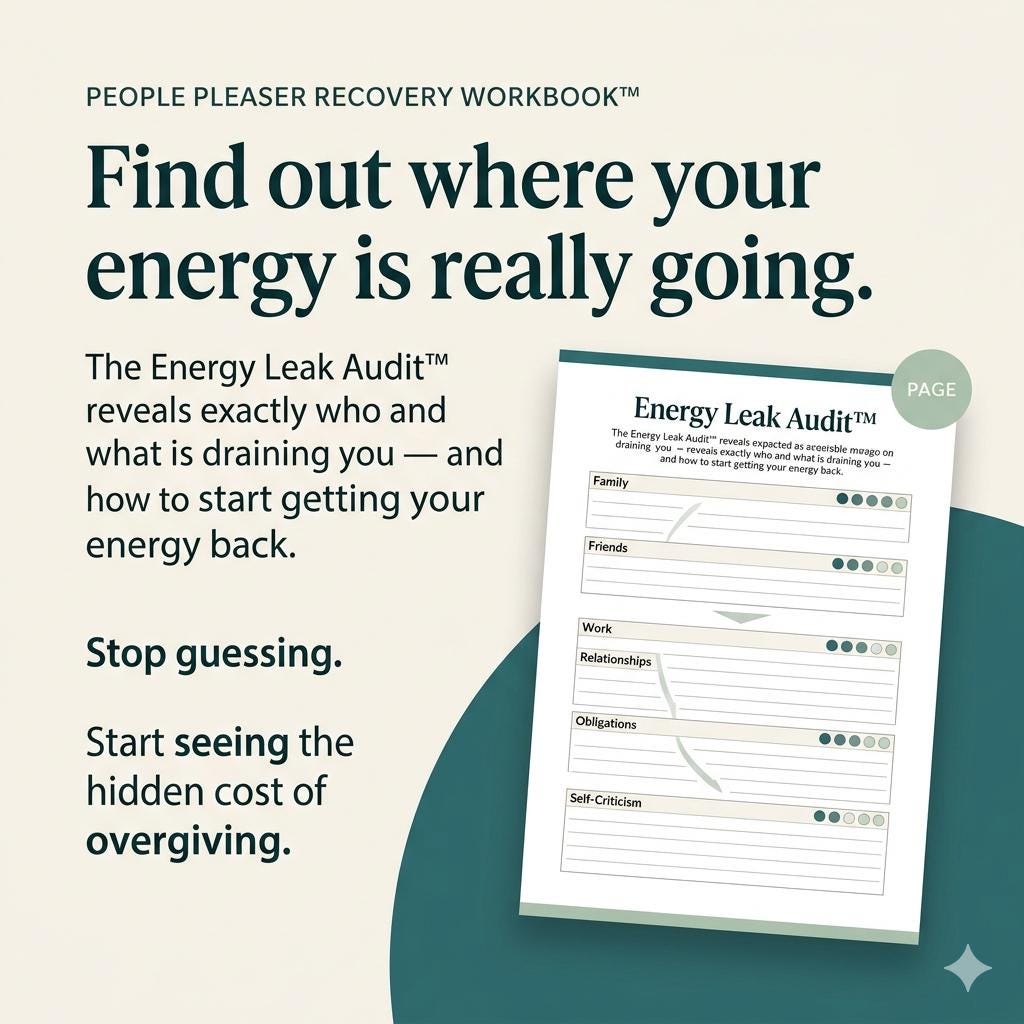 People Pleaser Recovery Workbook Boundaries and Self Worth Journal to Stop Overgiving Set Boundaries Without Guilt and Stop Self Abandonment - Image 4