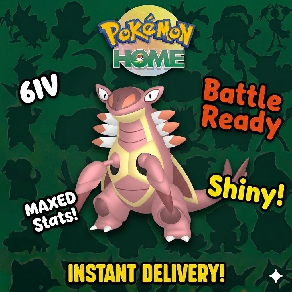 Shiny ARMALDO Pokémon HOME 6IV Competitive Battle Ready