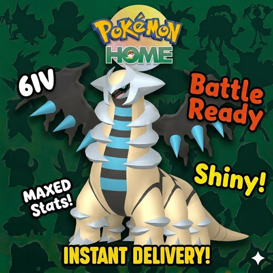 Shiny Giratina Pokémon HOME 6IV Competitive Battle Ready