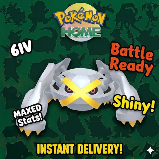 Shiny Metagross Pokémon HOME 6IV Competitive Battle Ready