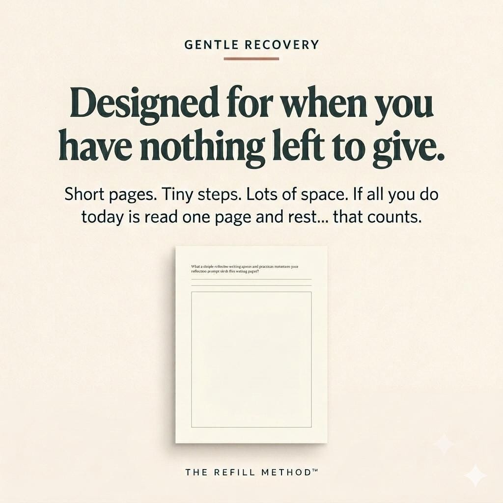 Burnout Recovery Workbook to Restore Your Energy and Rest Without Guilt Gentle Self Care Journal for Exhaustion Overwhelm Emotional Burnout - PokeTradingShop