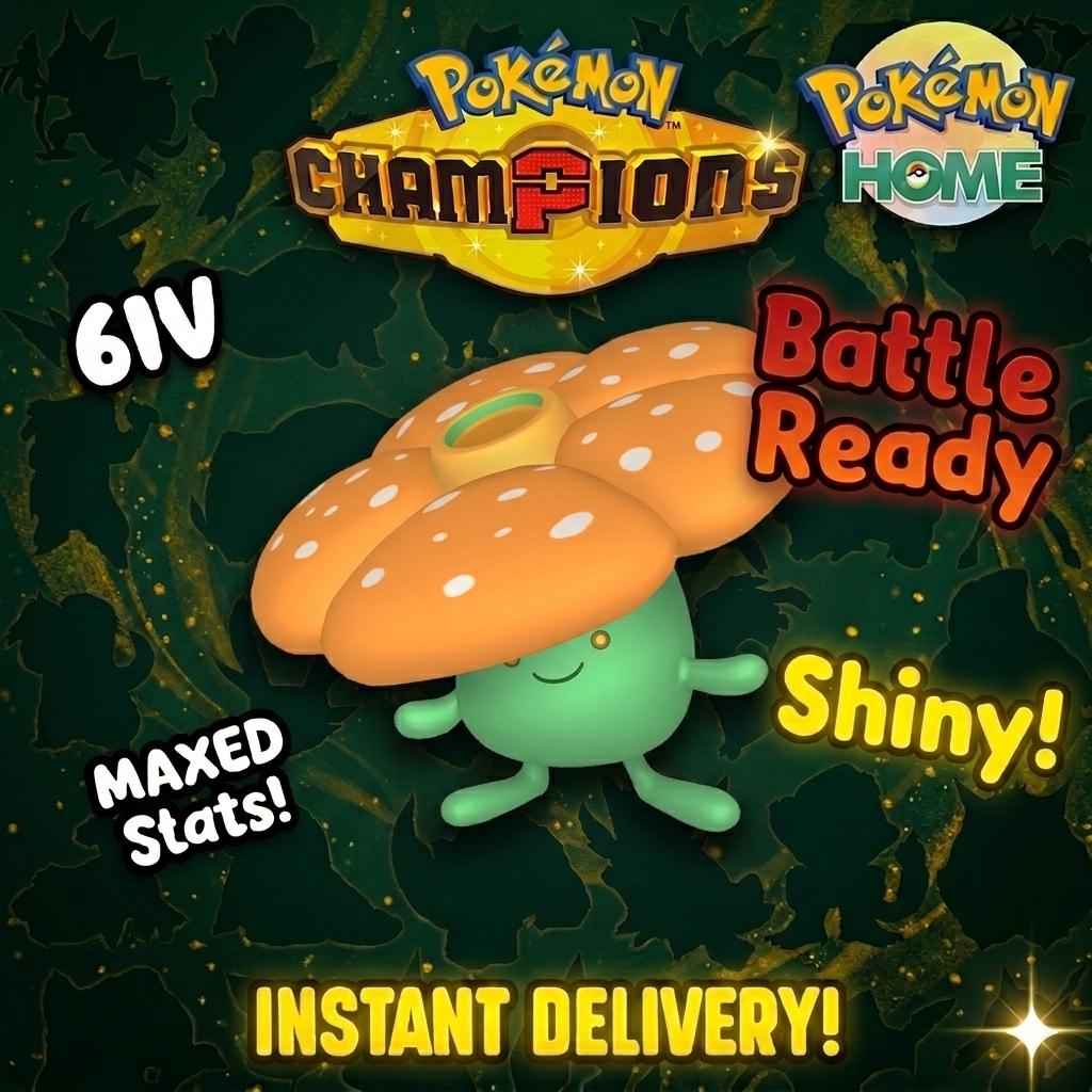 Shiny Vileplume Pokémon Champions 6IV Competitive Battle Ready - PokeTradingShop