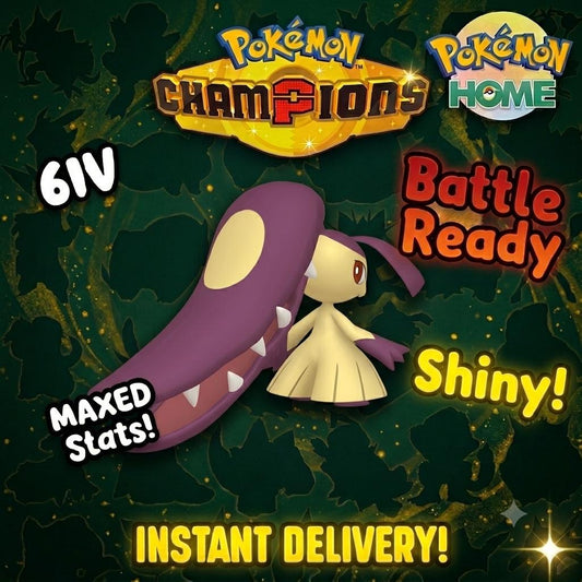 Shiny Mawile Pokémon Champions 6IV Competitive Battle Ready