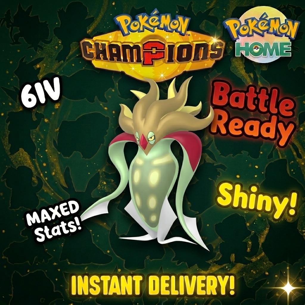 Shiny Malamar Pokémon Champions 6IV Competitive Battle Ready - PokeTradingShop