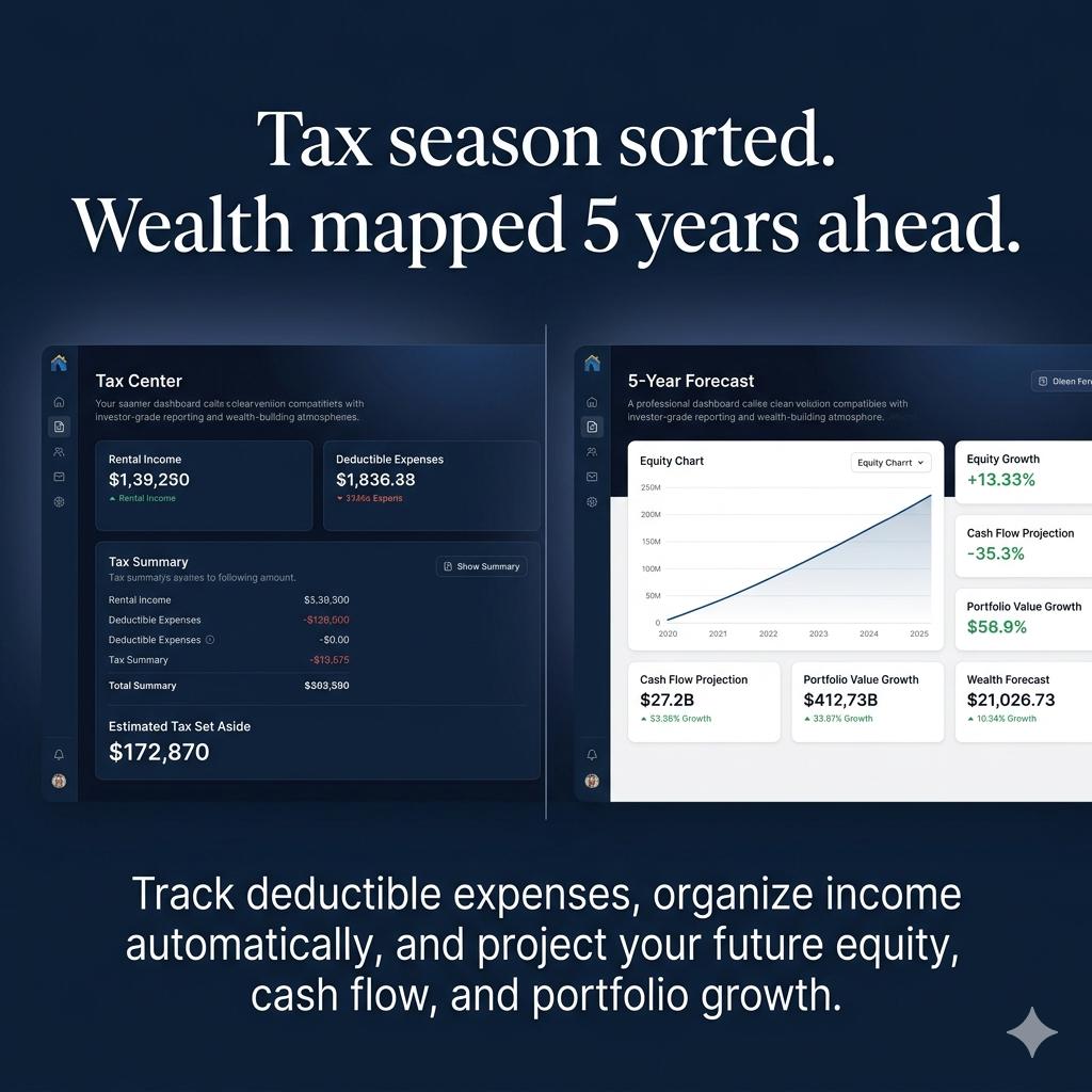 Rental Property Tracker Spreadsheet Landlord Income and Expense Cash Flow and ROI Dashboard for Real Estate Investors Google Sheets Excel - PokeTradingShop