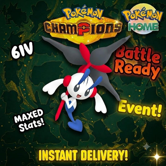 Eternal Floette Flower Pokémon Champions 6IV Competitive Battle Ready