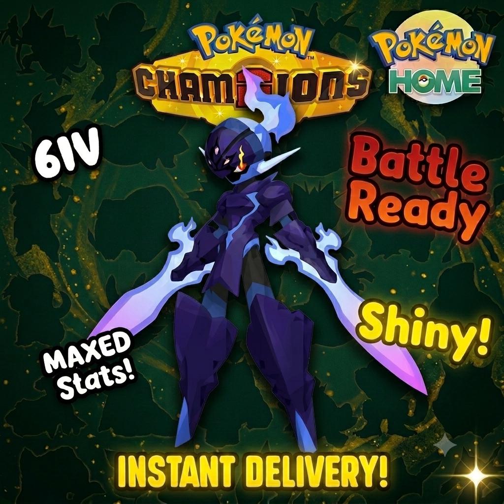 Shiny Ceruledge Pokémon Champions 6IV Competitive Battle Ready - PokeTradingShop