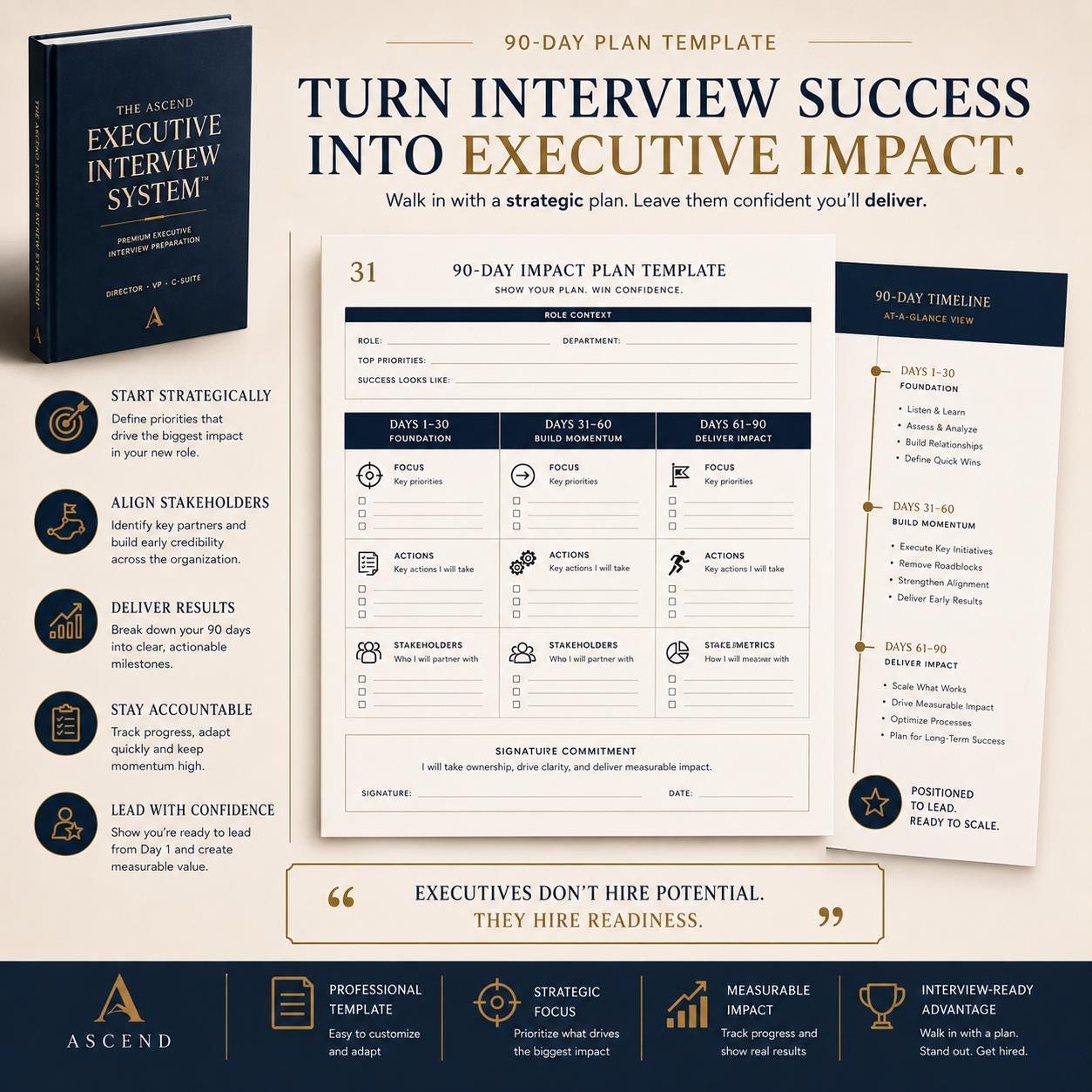 Executive Interview Prep Guide for Director VP and C Suite Leadership Interview Workbook PDF Download - PokeTradingShop