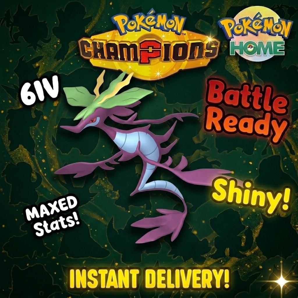 Shiny Dragalge Pokémon Champions 6IV Competitive Battle Ready - PokeTradingShop