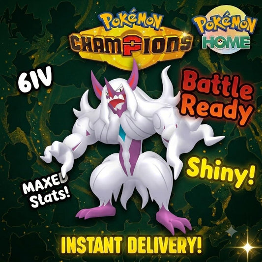 Shiny Grimmsnarl Pokémon Champions 6IV Competitive Battle Ready