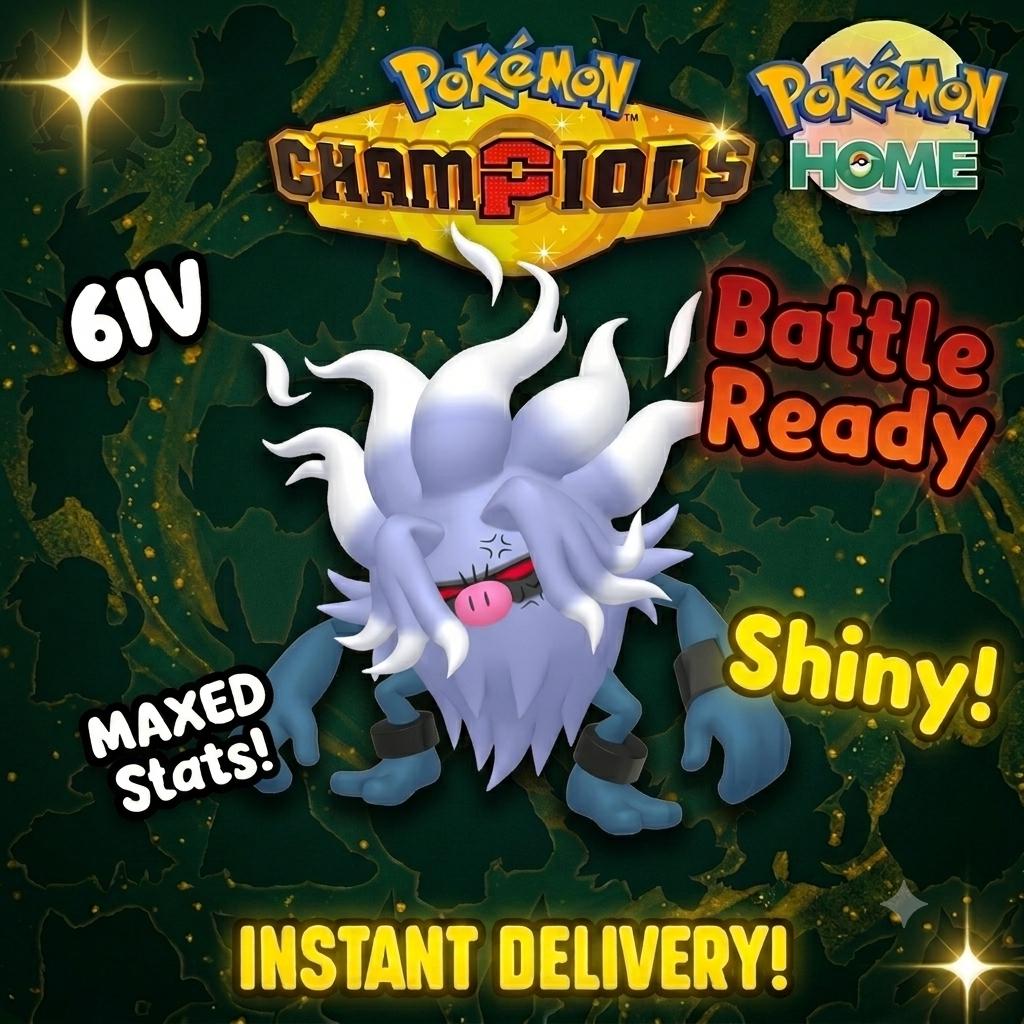 Shiny Annihilape Pokémon Champions 6IV Competitive Battle Ready - PokeTradingShop