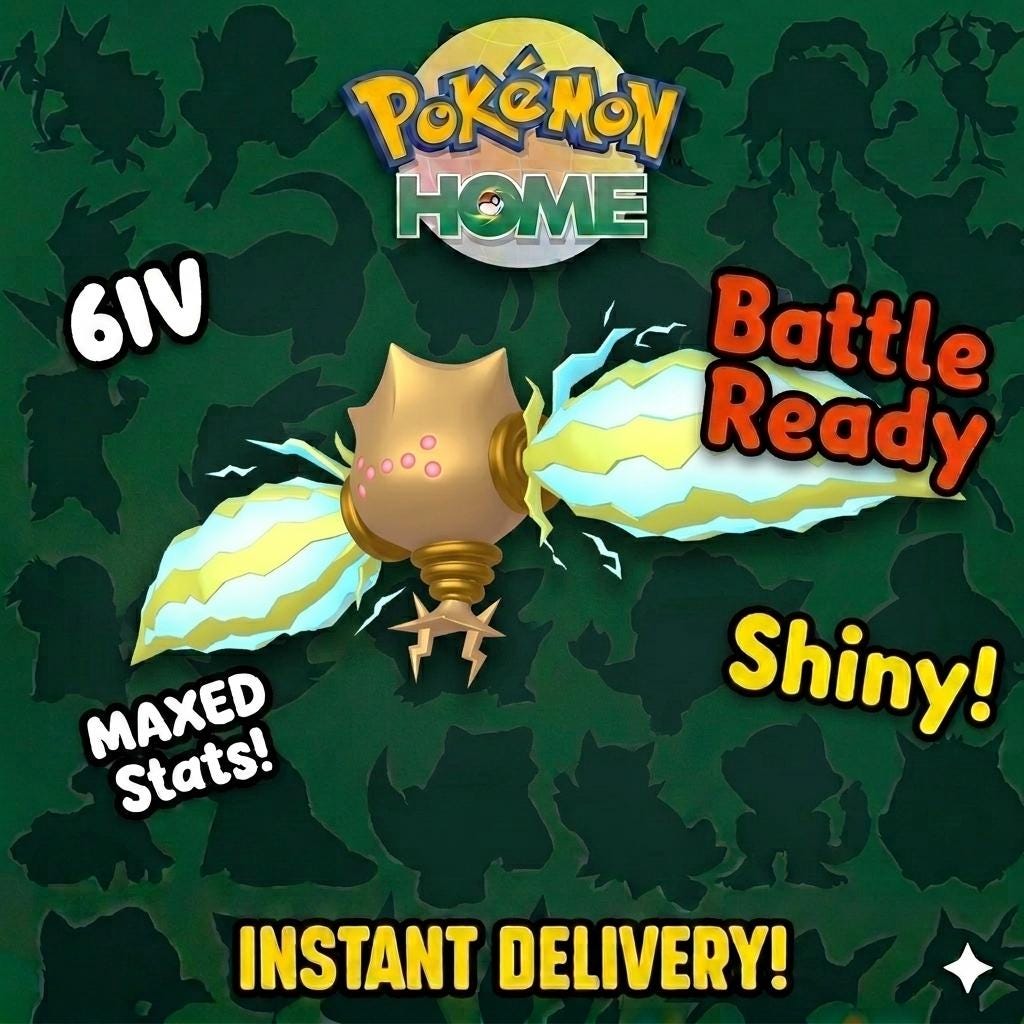 Shiny Regieleki Pokémon HOME 6IV Competitive Battle Ready