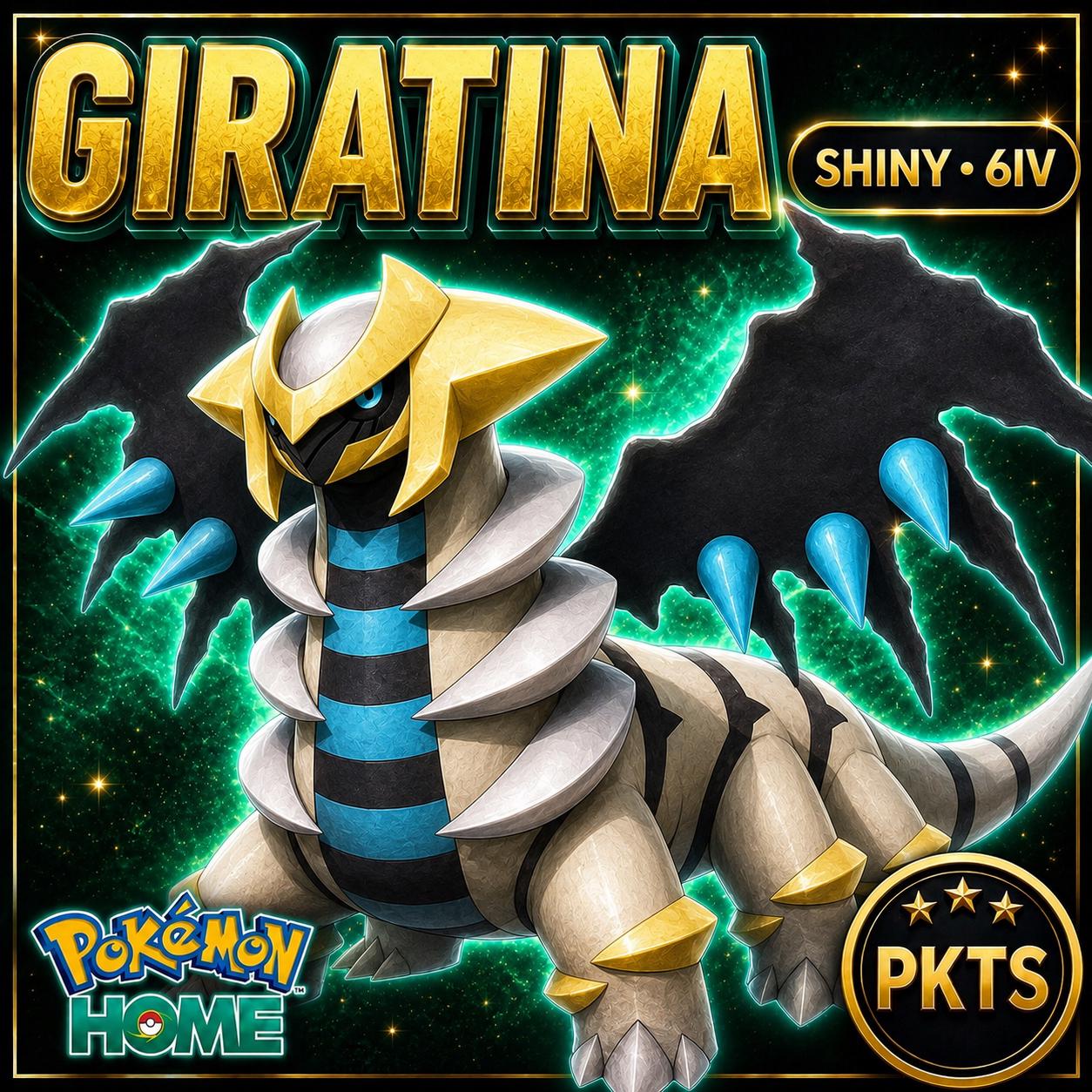 Shiny Giratina Pokémon HOME 6IV Competitive Battle Ready