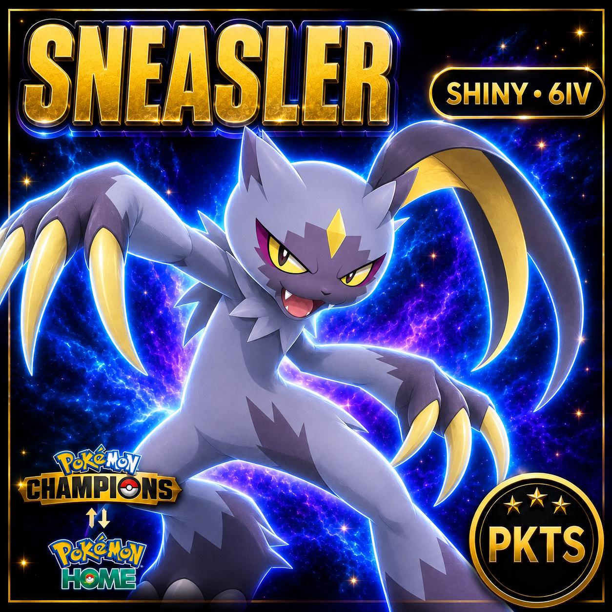 Shiny Sneasler Pokémon Champions 6IV Competitive Battle Ready