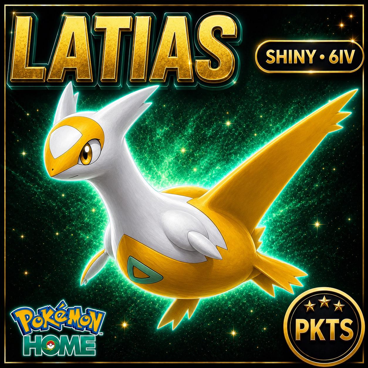 Shiny Latias Pokémon HOME 6IV Competitive Battle Ready