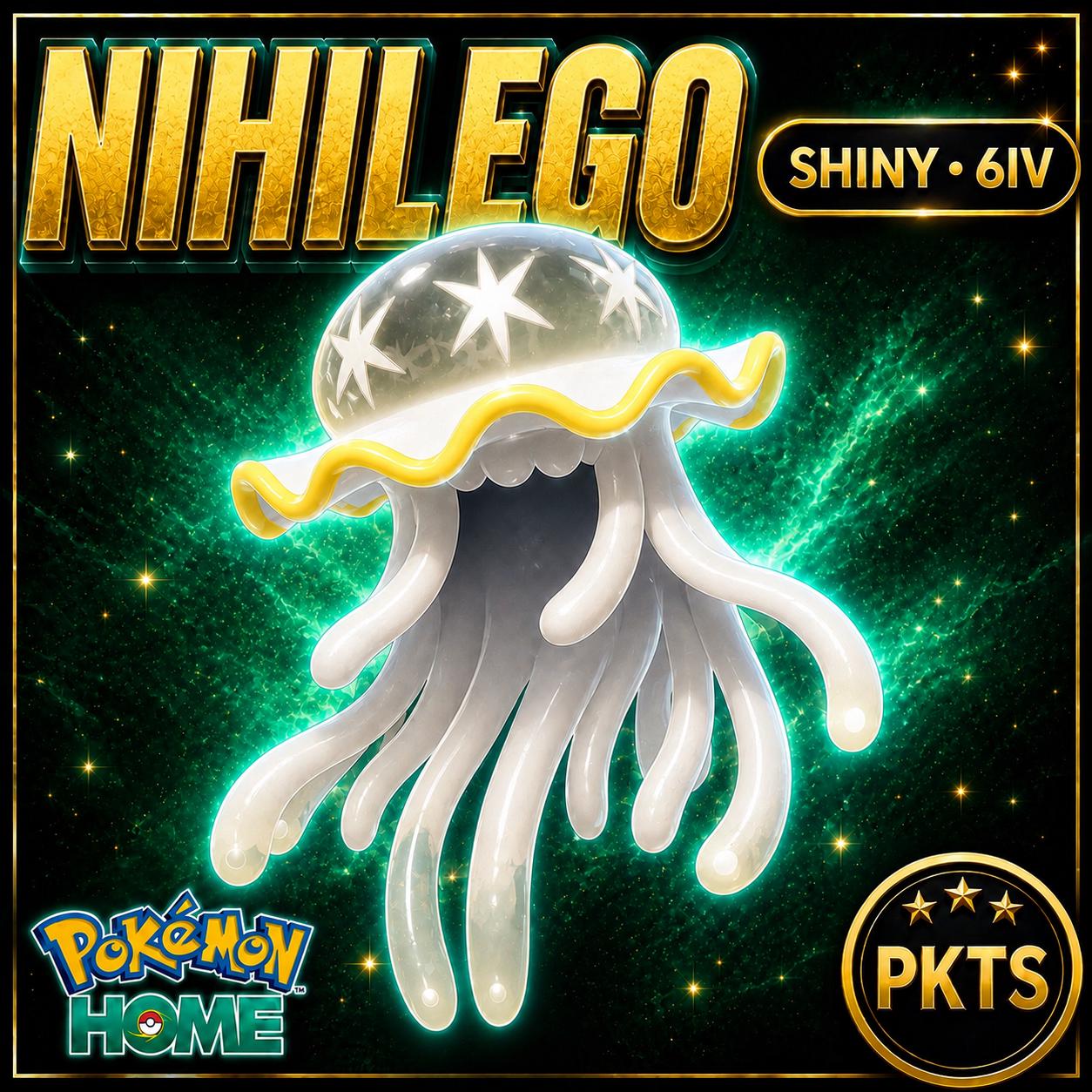 Shiny NIHILEGO Pokémon HOME 6IV Competitive Battle Ready
