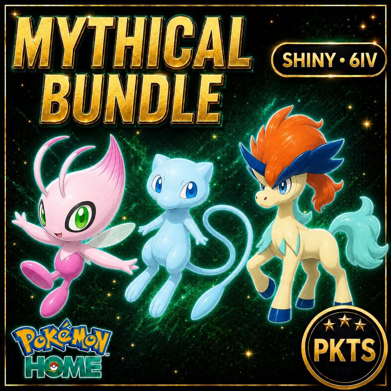 Pokemon HOME Mythical Bundle Set Custom Ot Event Sv Trade FAST DELIVERY Ready