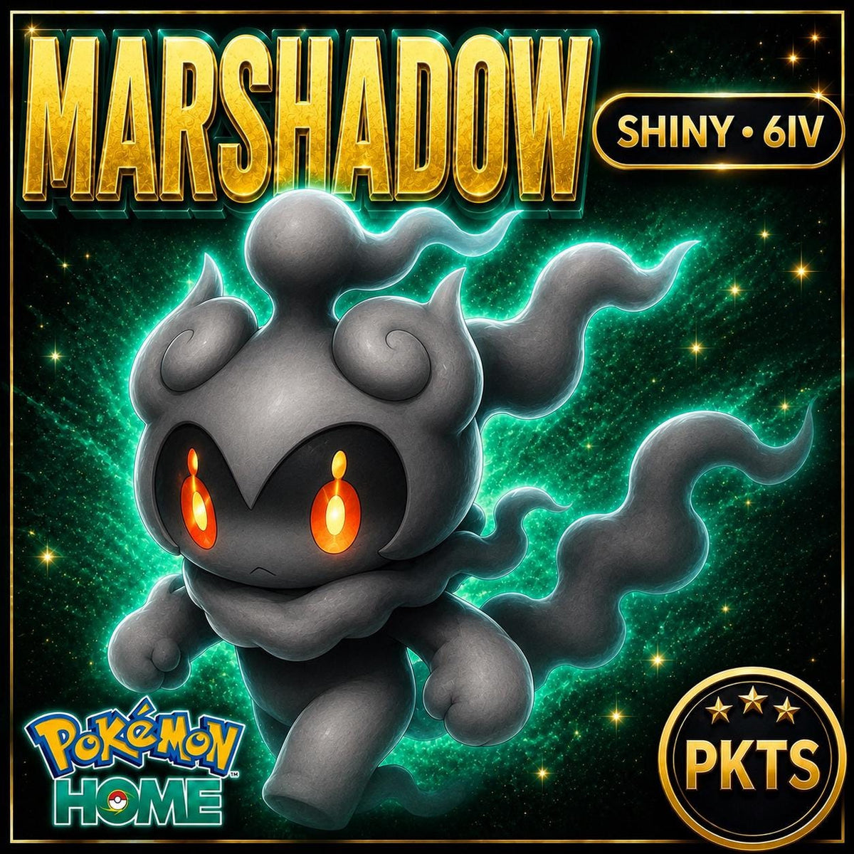 Shiny Marshadow 6IV – Pokémon HOME Trade – Battle Ready