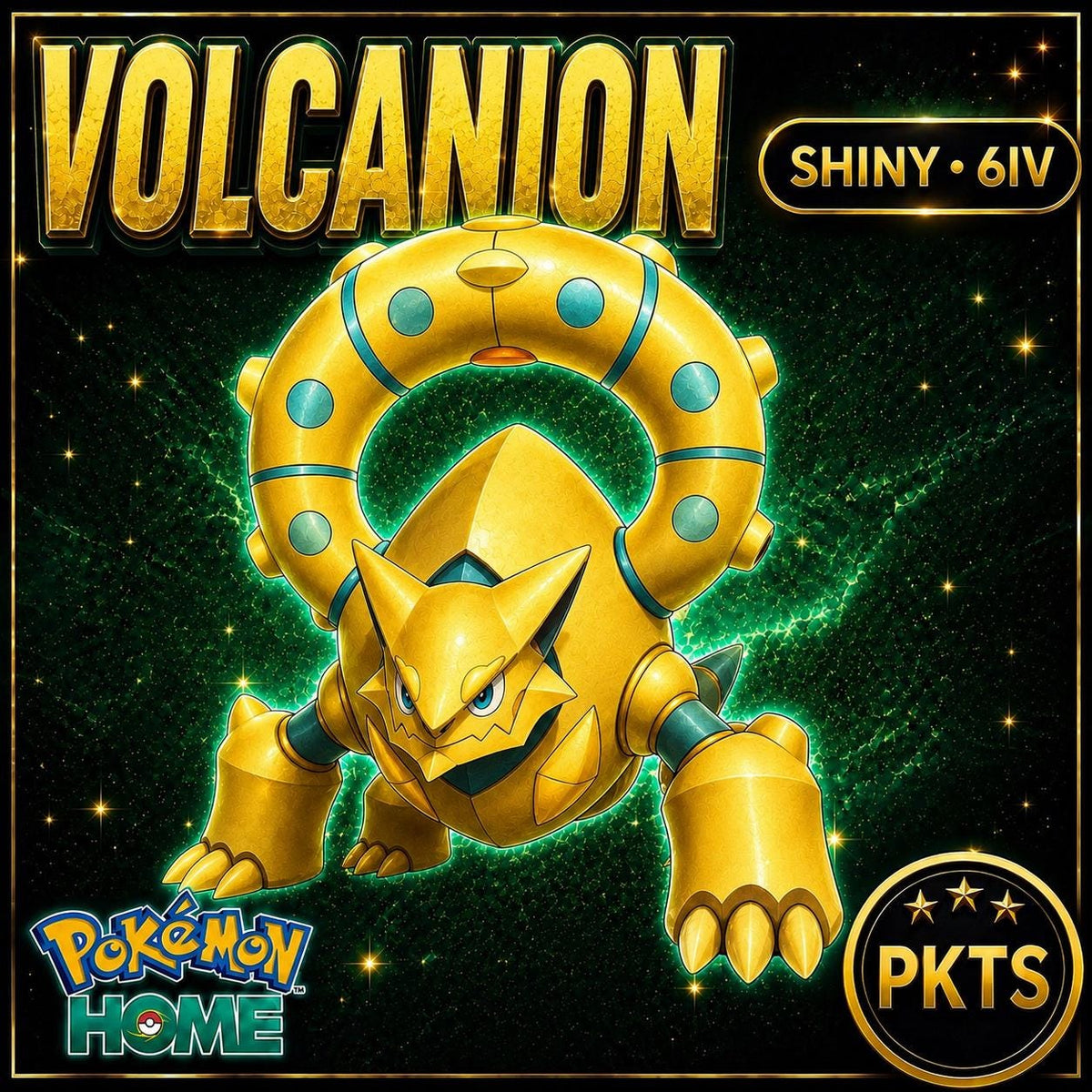 Shiny VOLCANION Pokémon HOME 6IV Competitive Battle Ready