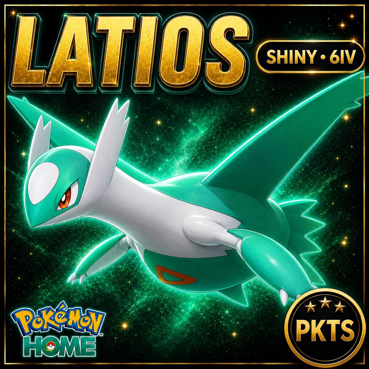 Shiny Latios Pokémon HOME 6IV Competitive Battle Ready