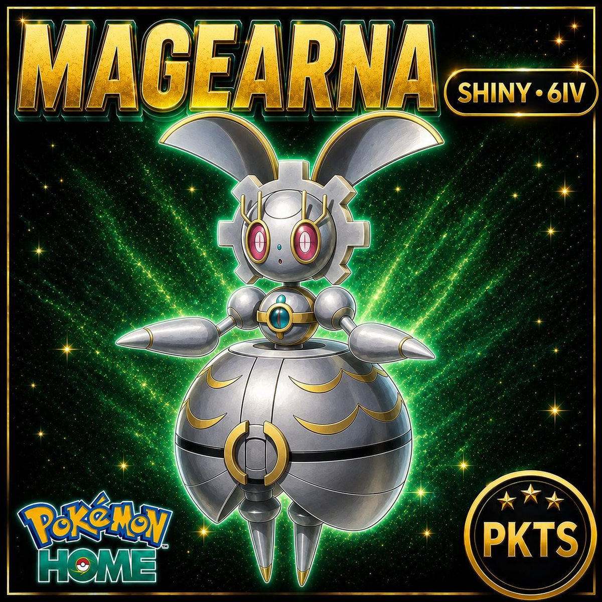 Shiny MAGEARNA Pokémon HOME 6IV Competitive Battle Ready