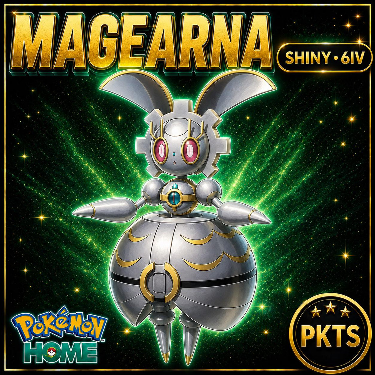 Pokemon HOME Shiny 6IV Magearna Battle Ready Custom Ot Event Sv Trade FAST DELIVERY Ready