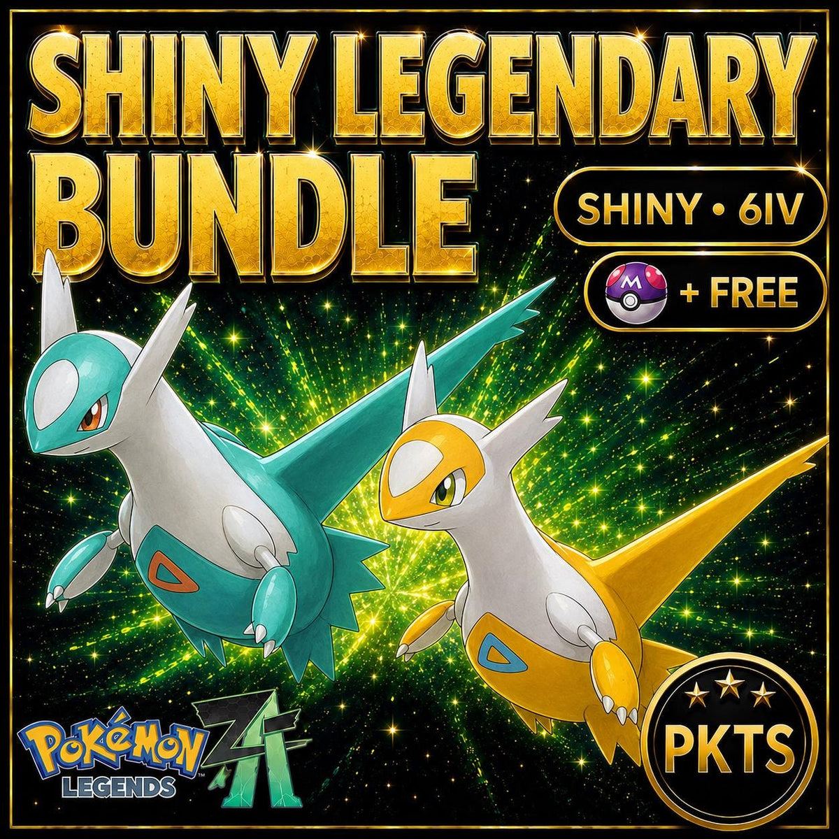 Shiny Latios Latias Duo – 6IV Battle Ready – Pokémon Legends ZA