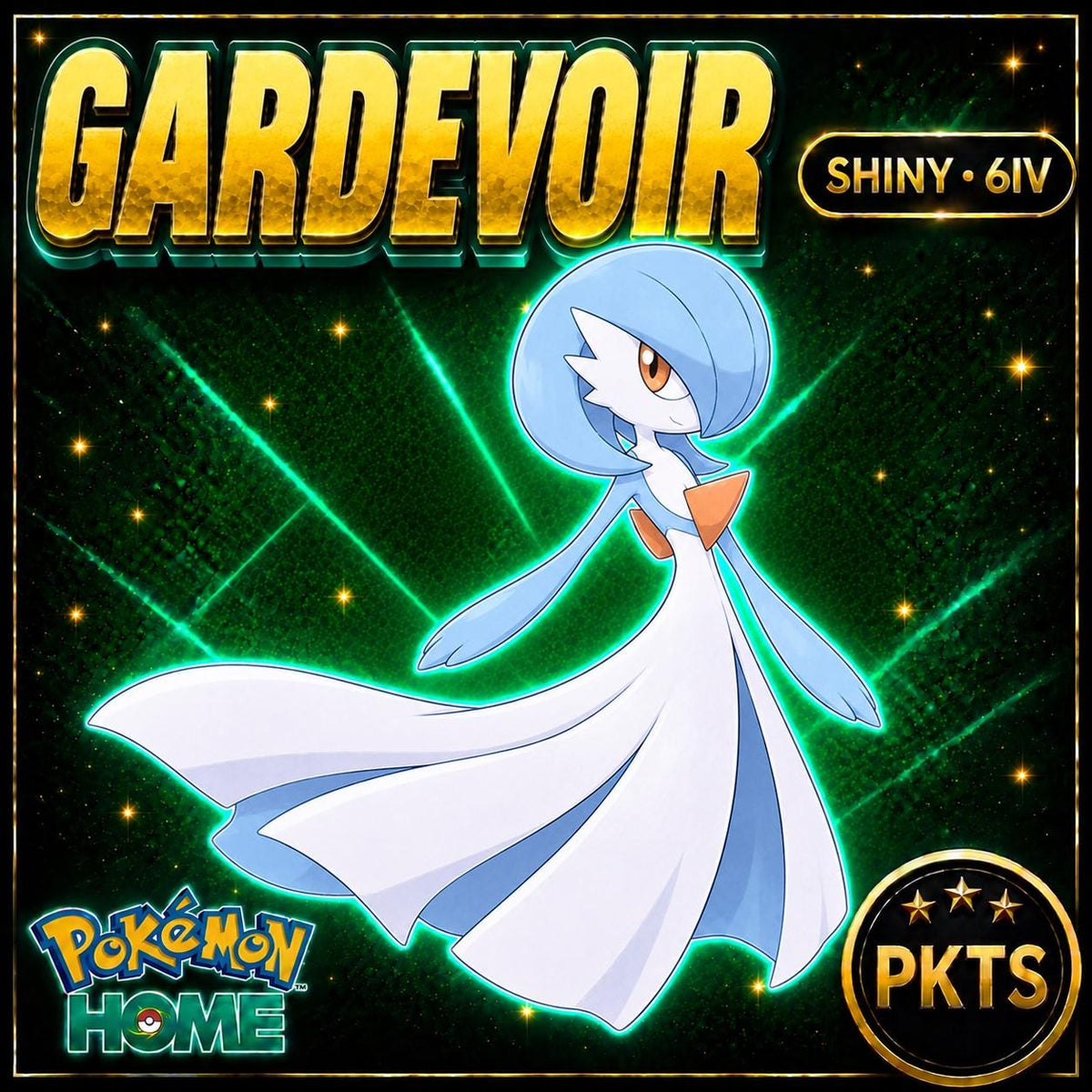 Shiny Gardevoir Pokémon HOME 6IV Competitive Battle Ready