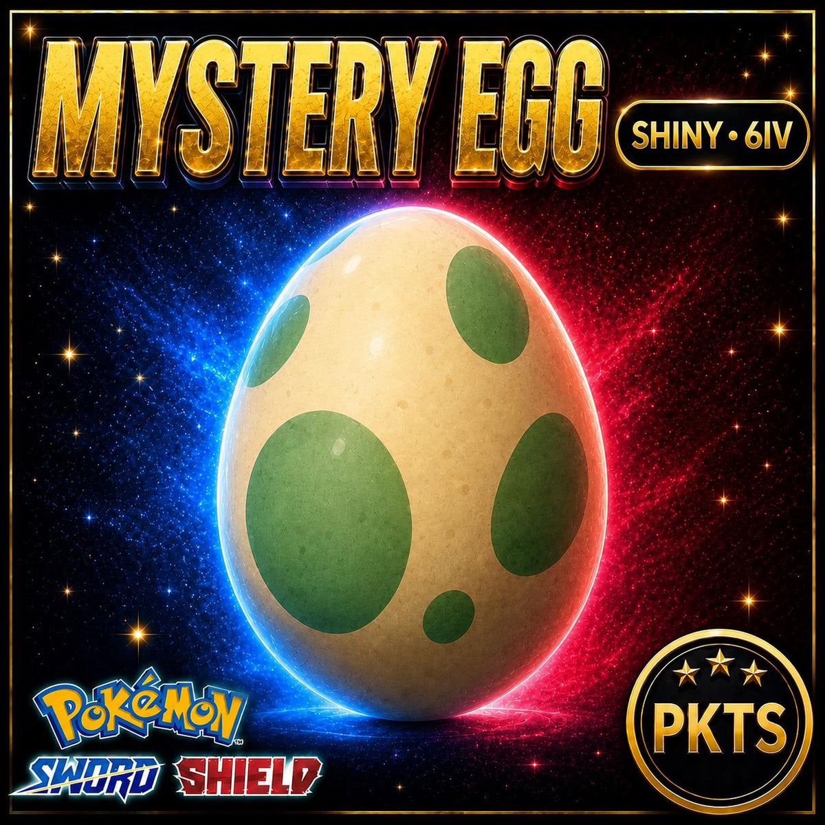 Shiny Mystery Egg Pokémon Sword Shield 6IV Competitive Battle Ready