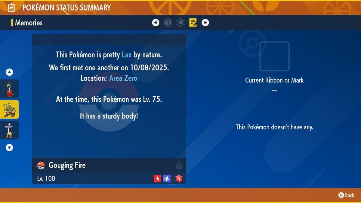 Non Shiny GOUGING FIRE Ev Trained Scarlet Violet Pokémon Battle Ready Competitive Free Bonus Shiny Fast Delivery - Image 3
