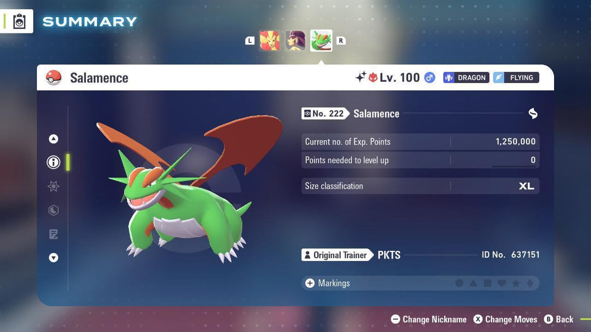 Shiny Alpha Salamence Pokémon Legends ZA 6IV Competitive Battle Ready - Image 3