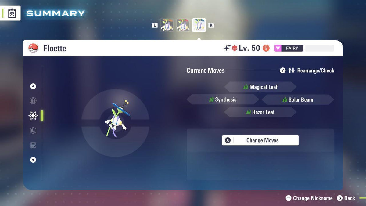 Shiny Alpha Blue Floette Pokémon Legends ZA 6IV Competitive Battle Ready - Image 2