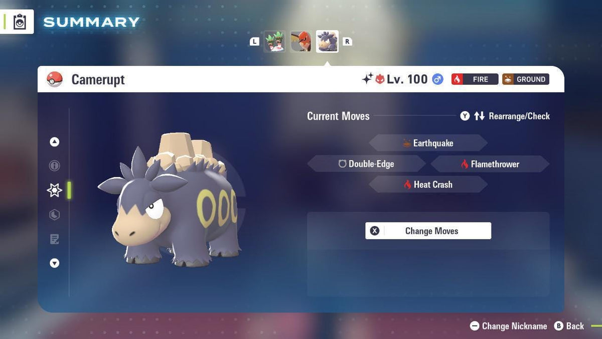 Shiny Alpha Camerupt Pokémon Legends ZA 6IV Competitive Battle Ready - Image 4