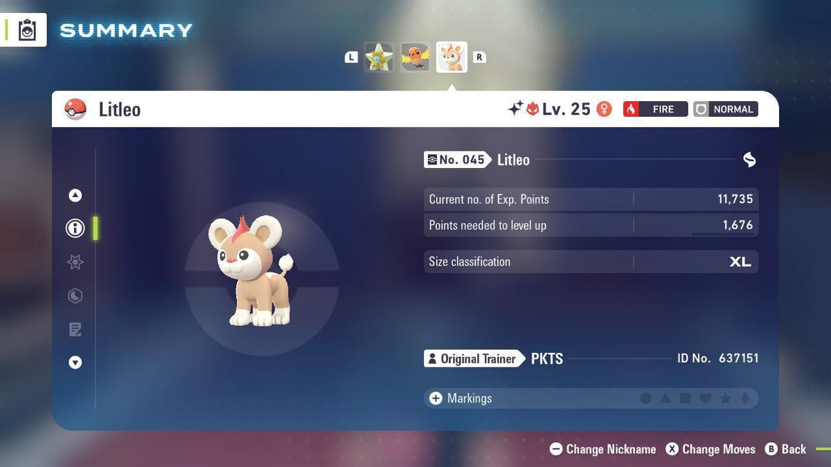 Shiny Alpha Litleo Pokémon Legends ZA 6IV Competitive Battle Ready - Image 3