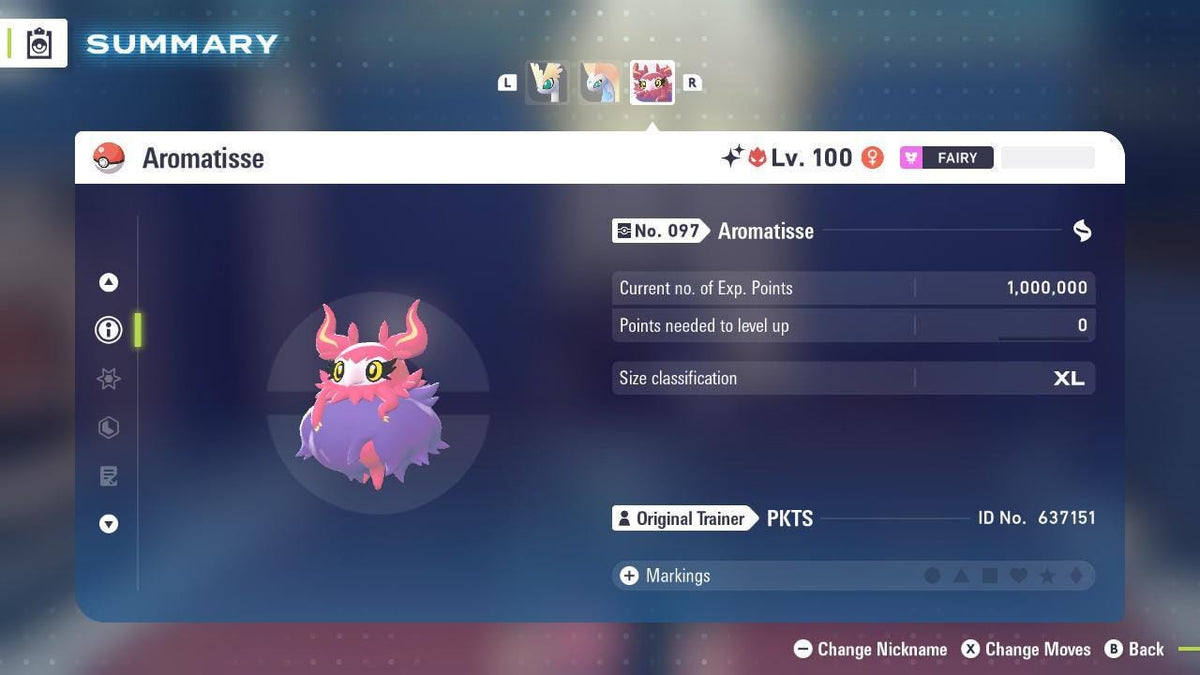Shiny Alpha Aromatisse Pokémon Legends ZA 6IV Competitive Battle Ready - Image 3