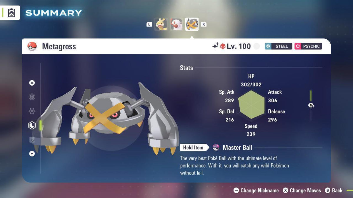 Shiny Alpha Metagross Pokémon Legends ZA 6IV Competitive Battle Ready - Image 2