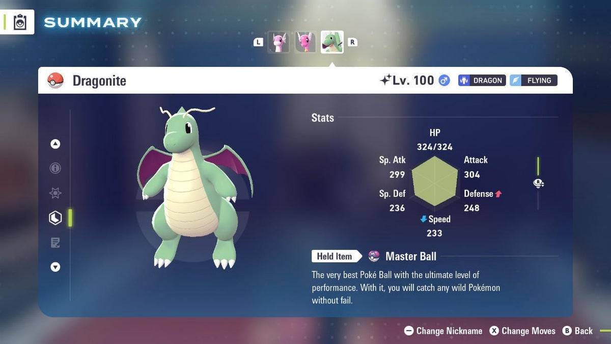 Shiny DRAGONITE Pokémon Legends ZA 6IV Competitive Battle Ready - Image 2