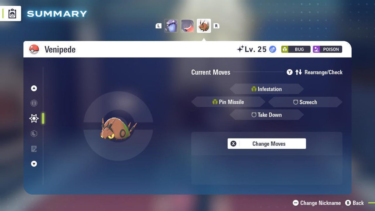 Shiny VENIPEDE Pokémon Legends ZA 6IV Competitive Battle Ready - Image 3