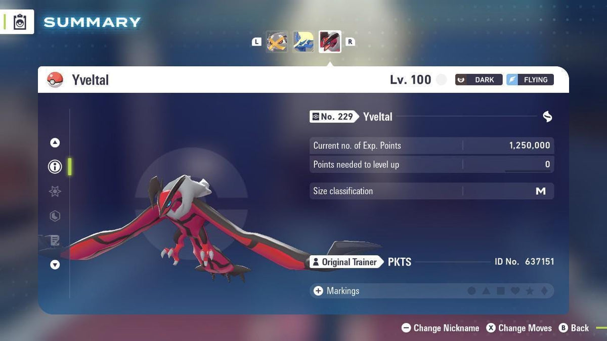 Pokemon Za Non Shiny 6IV YVELTAL Competitive Battle Ready - Image 3